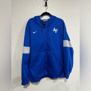Air Force Nike zip up hoodie XXL